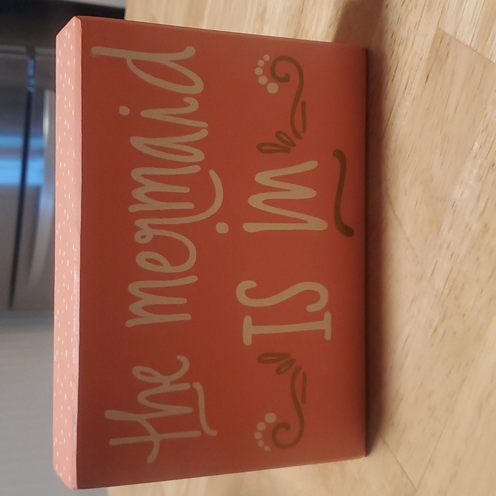 The Mermaid Is In Decorative Sign
